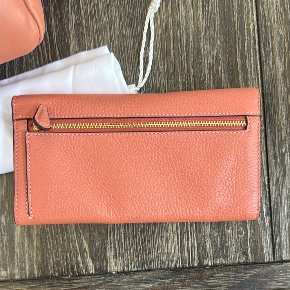 Coach Women's Pillow Tabby Shoulder Bag and Slim Trifold Wallet-Light Coral - Picture 6 of 16